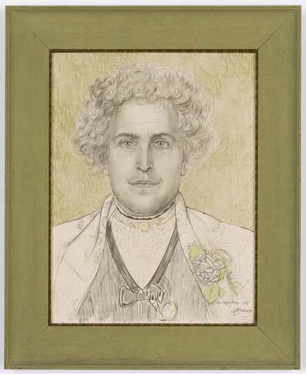 Jan Toorop, ‘Portrait of Nina Meyer-Fierz’, 1909