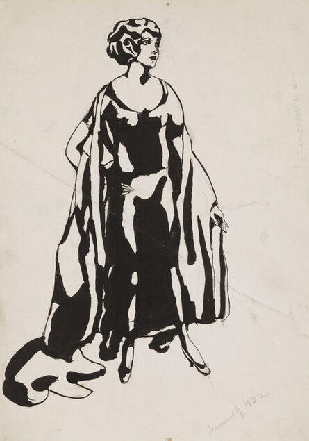 Jared French, ‘Woman with Coat’, 1922