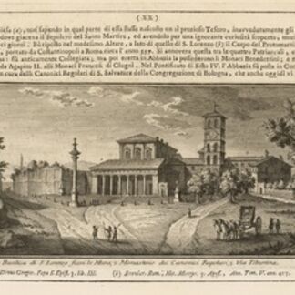 Giuseppe Vasi, ‘Basilica di S. Lorenzo fuori le Mura’, 1747