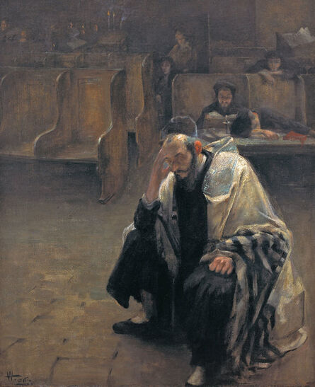 Alfred Wolmark, ‘In the Synagogue’, 1906