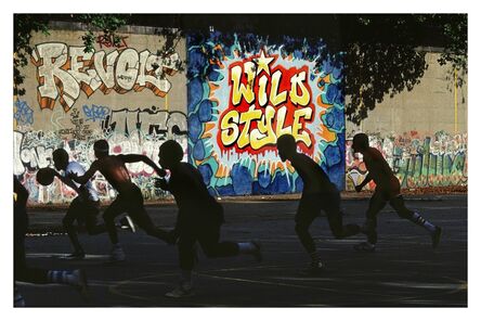 Martha Cooper, ‘Freshly Painted Wild Style Wall in Riverside Park, Manhattan, NYC’, 1983
