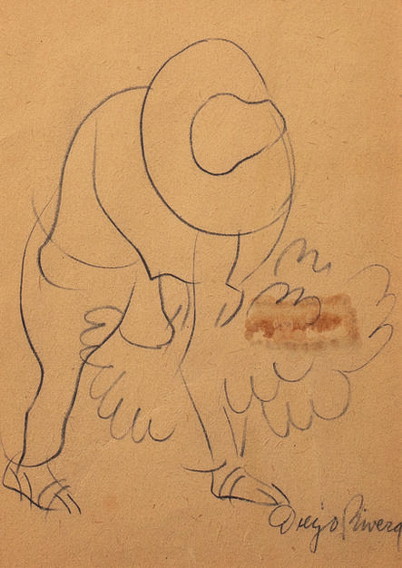 Diego Rivera, ‘Paysan à la dinde (Campesino con guajolote)’