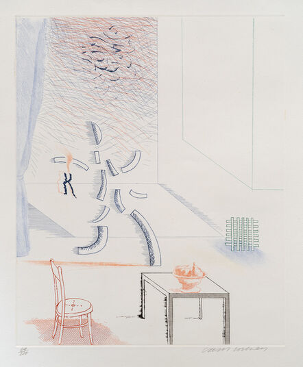 David Hockney, ‘Tick It, Tock It, Turn It True, from the Blue Guitar (S.A.C. 213, M.C.A.T. 192)’, 1976-77
