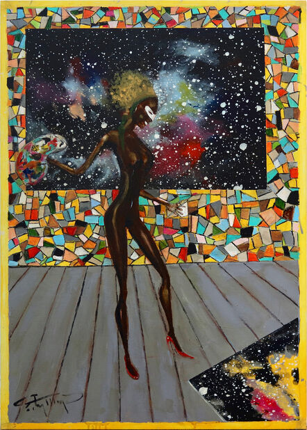 Ealy Mays, ‘Cosmic Painter’, early 2000's