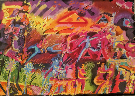 Carlos Almaraz, ‘Whatever Happened to the Inca's’, 1985
