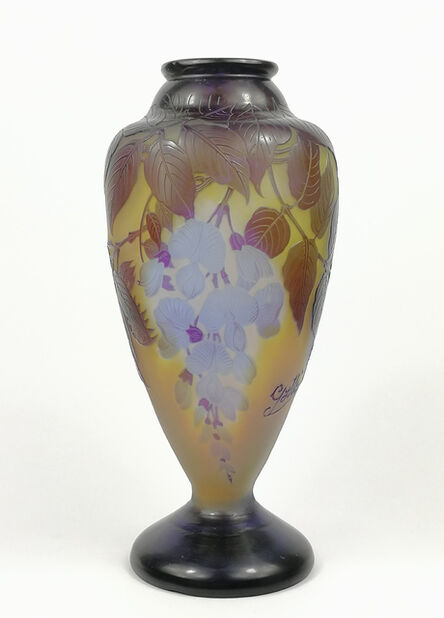 Emile Gallé, ‘Vase with Wisteria’, ca. 1900