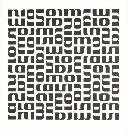 Samuel Szczekacz, ‘Typographic Study’, ca. 1938 (later print 1970)