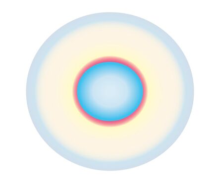 Ruth Adler, ‘Blue to Light Blue Circle’, 2020