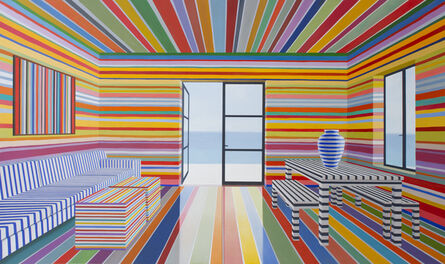 Tom McKinley, ‘Rainbow Striped Room’, 2017