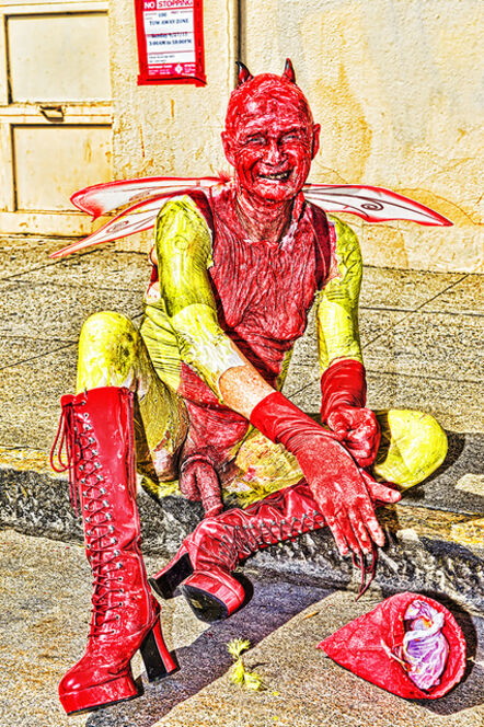 Mitchell Funk, ‘Red Devil. Folsom Street Fair.   BDSM  Leather Event #7’, 2015