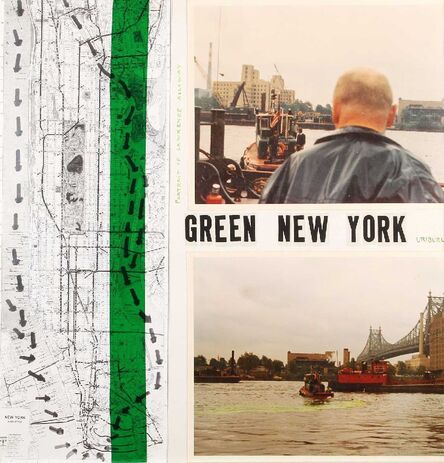 Nicolás García Uriburu, ‘Green New York’, 1970