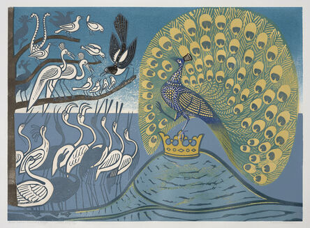 Edward Bawden, ‘Peacock and Magpie’, 1970