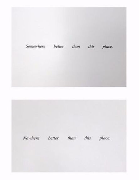 Felix Gonzalez-Torres, ‘Somewhere/Nowhere’, ca. 1990