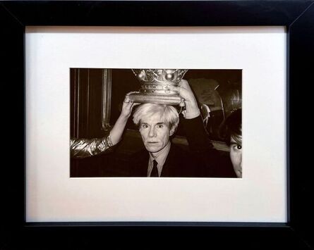 Christopher Makos, ‘Andy Warhol Crowned in Paris’, 1982