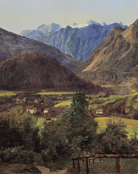 Ferdinand Georg Waldmüller, ‘View of the Dachstein from the "Sophien-Doppelblick" near Ischl’, 1835