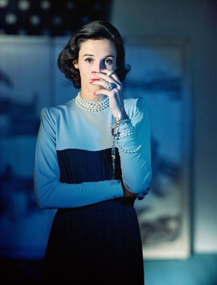 Horst P. Horst, ‘Barbera "Babe" Cushing Mortimer Paley, Dress by Traina-Norell’, 1946