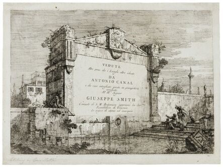 Canaletto, ‘Vedute altre prese da i luoghi altre ideate da Antonio Canal’, circa 1744