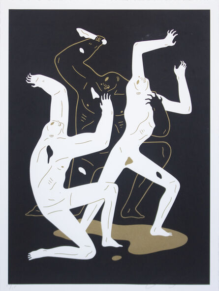 Cleon Peterson, ‘Heathens (Black) and Heathens (White) (Two Works)’, 2017