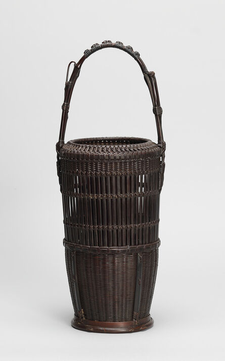 Maeda Chikubōsai II, ‘"Tate ami hanakago" (Vertical weaving flower basket)　「立編花籃」二代前田竹房斎’, early 20th century