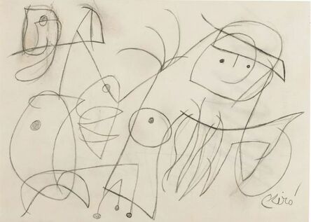 Joan Miró, ‘Femme, oiseau’, 1977