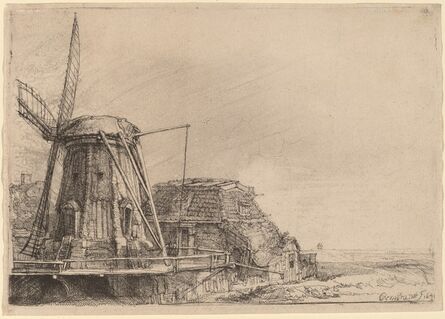 Rembrandt van Rijn, ‘The Windmill’, 1641