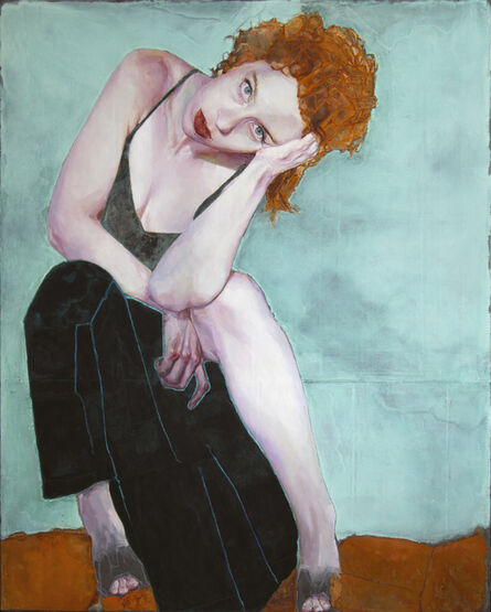 Piet van den Boog, ‘Girl with Red Hair (After Schiele I)’, 2020