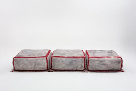 Faye Toogood, ‘Maquette 248 / Canvas and Foam Daybed, Brick’, 2020