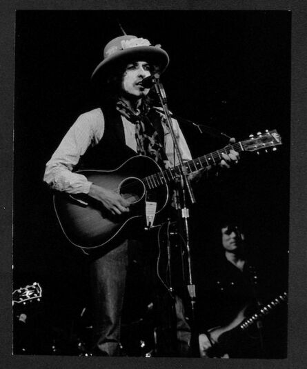 Bob Gruen, ‘Bob Dylan - Singing MSG, NYC’, ca. 1978