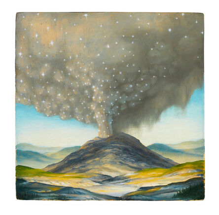 Dan Attoe, ‘Volcanic Eruption with Sparkles’, 2020