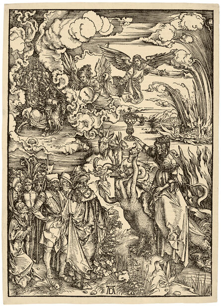 Albrecht Dürer, ‘The Babylonian Whore’, ca. 1496-98