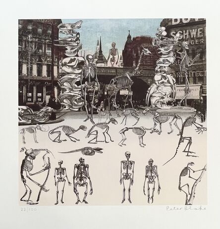 Peter Blake, ‘Ludgate Circus, Day of the Skeletons’, 2012