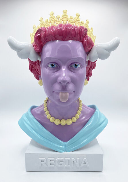 D*Face, ‘Queen Bust Pastel 1’, 2021