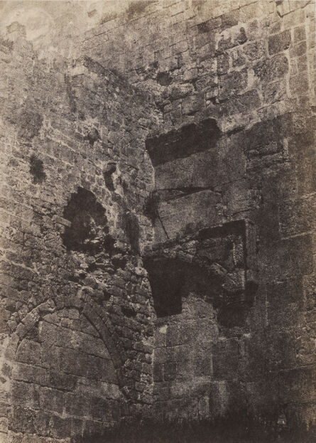 Auguste Salzmann, ‘Jérusalem. Enceinte du Temple. Porte Herodienne (Jerusalem. Temple wall. Herodian gate)’, 1854-1856