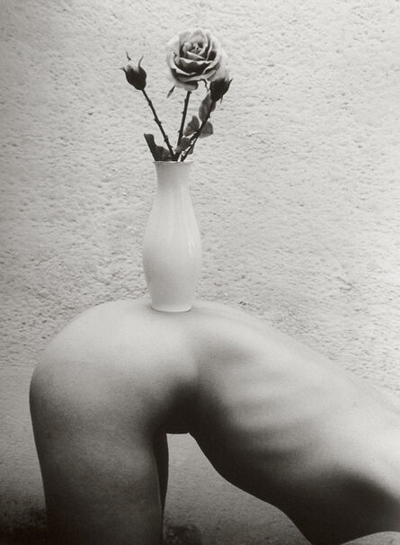 Marcel Mariën, ‘Female Nude with Vase of Flowers’, 1980s