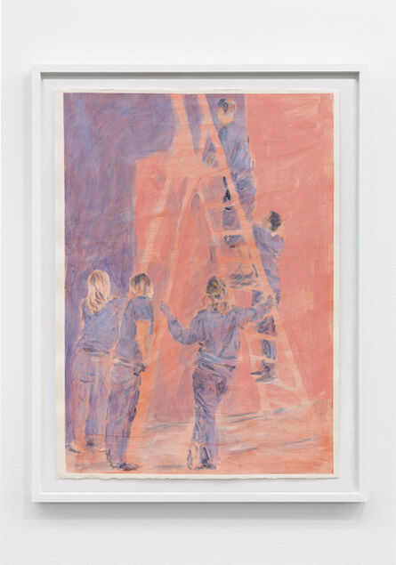 Bruno Pacheco, ‘Blue over Red (Ladder, Removal)’, 2017