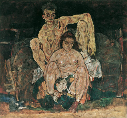 Egon Schiele, ‘The Family (Self Portrait)’, 1918