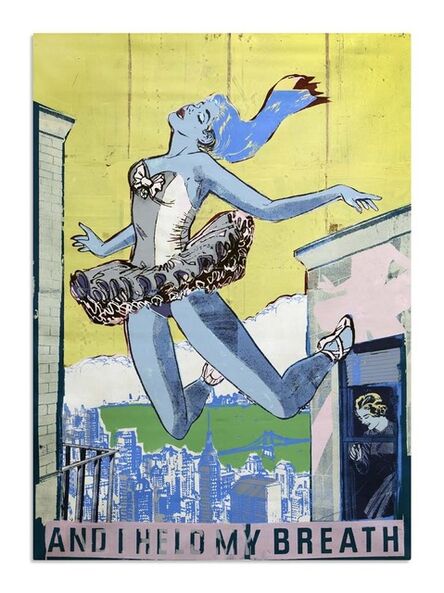 FAILE, ‘Held : study in blue’, 2013