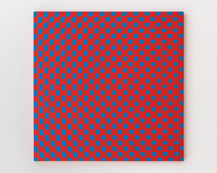 François Morellet, ‘3 trames de carrés réguliers pivotées sur le côté’, 1970