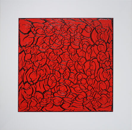 Ed Moses, ‘Red Over Black’, 2013