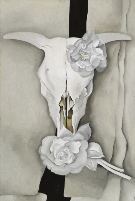Georgia O’Keeffe, ‘Cow's Skull with Calico Roses’, 1931