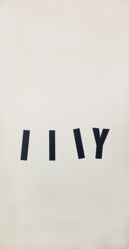 Mira Schendel, ‘Sem título, da série Desenhos Lineares [Untitled, from linear drawings series]’, 1973