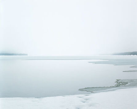 Ron Jude, ‘Frozen lake w/Footprints’, 1998/2011