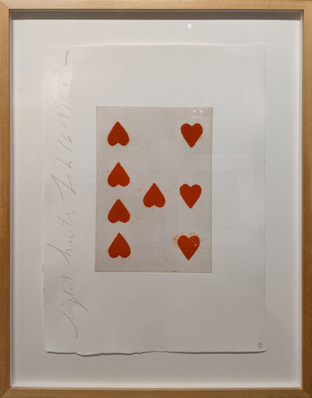 Donald Sultan, ‘Eight of Hearts’, 1990