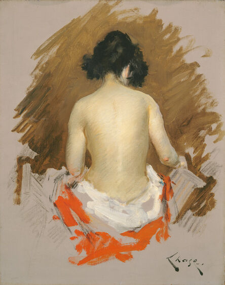 William Merritt Chase, ‘Nude’, ca. 1901