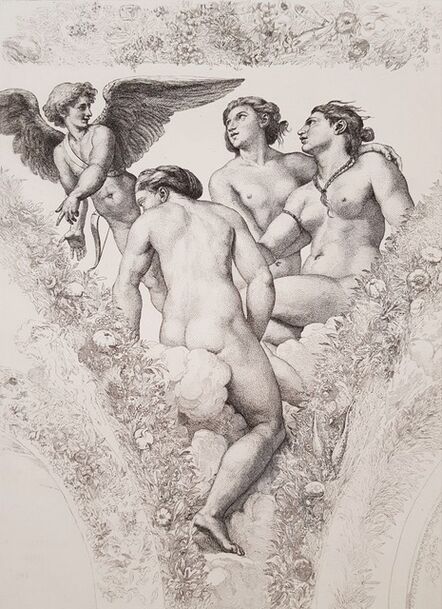 Raphael, ‘L'Amour Montrant Psyche Aux Graces’, 1883