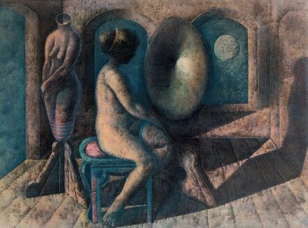 Armando Morales, ‘Desnudo en Frente de Espejo Concavo’, 1980