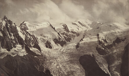 Bisson Frères, ‘Une Bourrasque sur le Mont-Blanc (A gust of wind on Mont Blanc)’, circa 1860