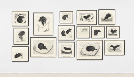 David Hockney, ‘Dog Wall’, 1998