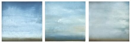 Carole Pierce, ‘Summer Clouds-Triptych’, 2014