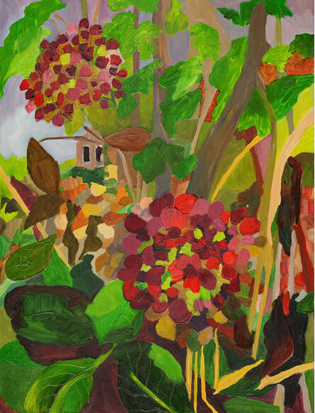 Yvonne Troxell Lamothe, ‘Autumn Hydrangeas’, 2021